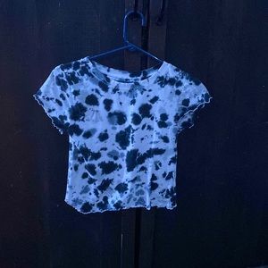 women’s medium plain tie die tee